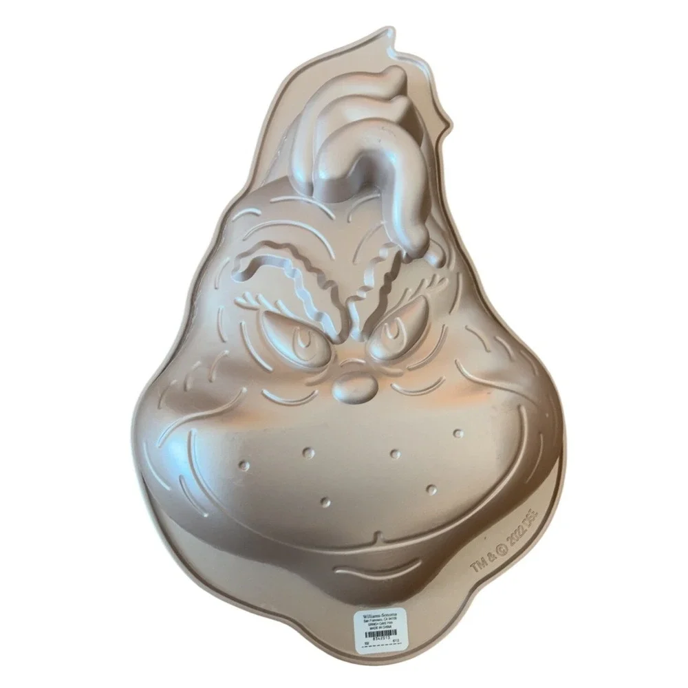 Grinch Williams Sonoma Face Cake Pan 10 Cups Christmas 8342013